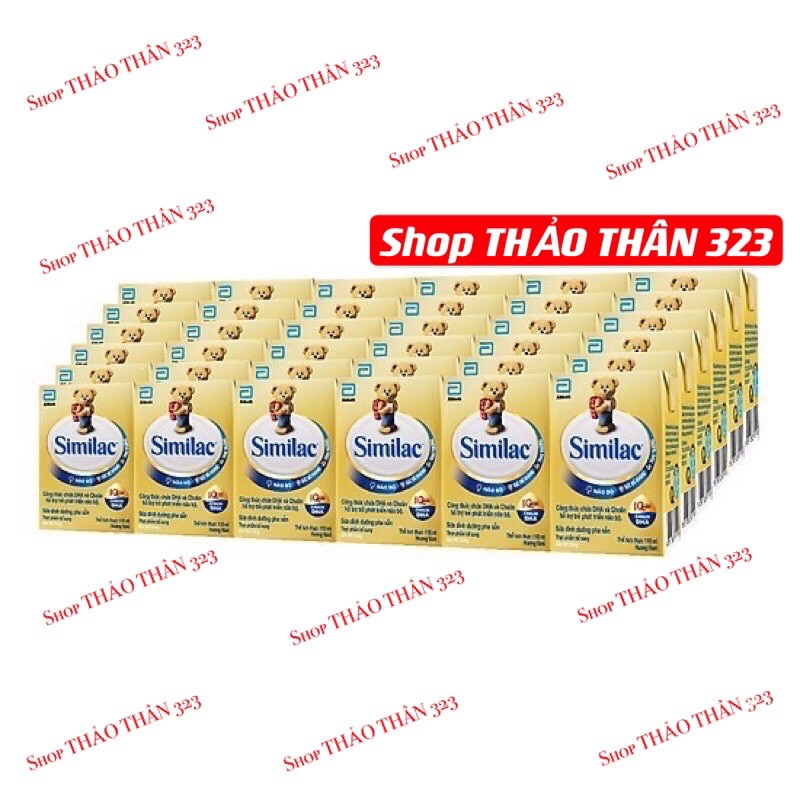 MẪU MỚI -Thùng 48hộp Sữa Similac Pha Sẵn HMO 110ml