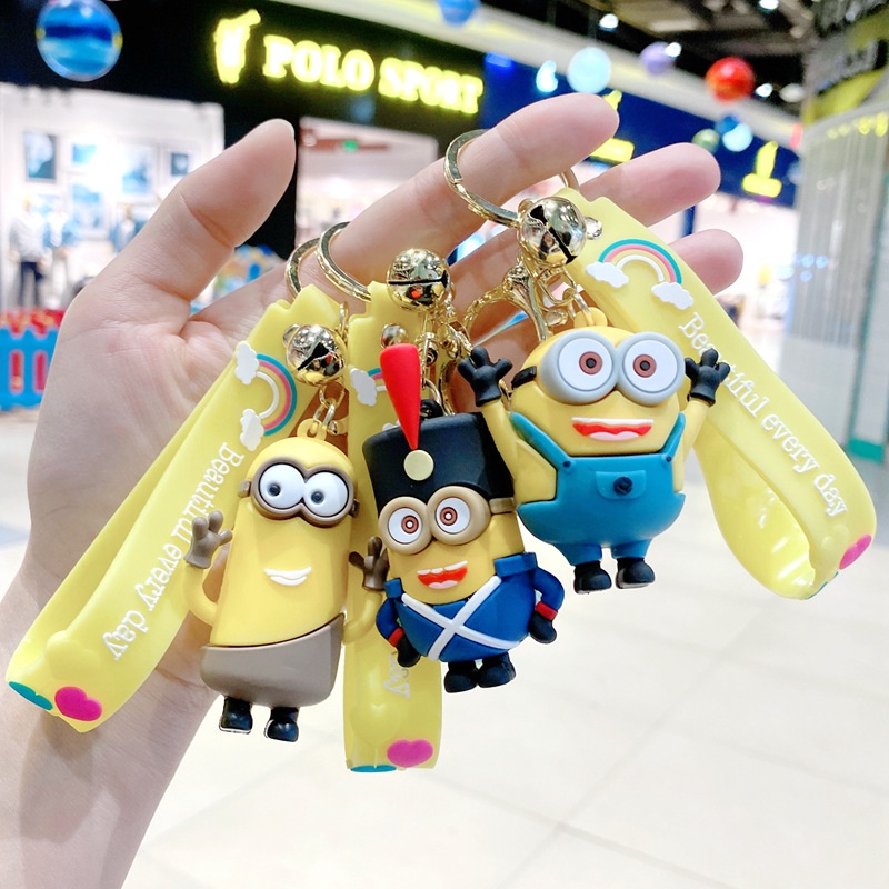 Móc Khóa Hình Búp Bê Minions 6 Kiểu Dễ Thương