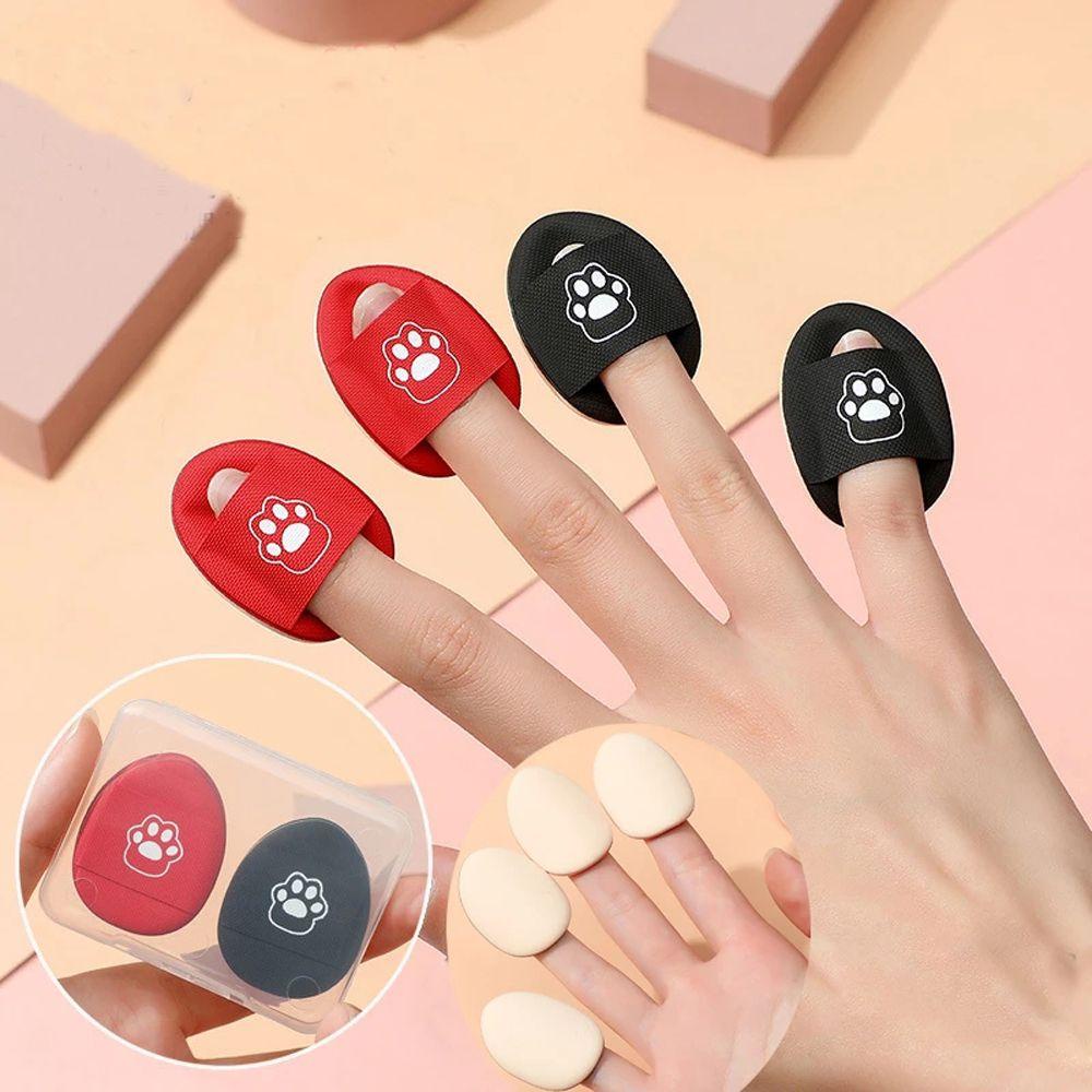 Set 2 / 4 Mút Trang Điểm Đeo Ngón Tay Tiện Lợi