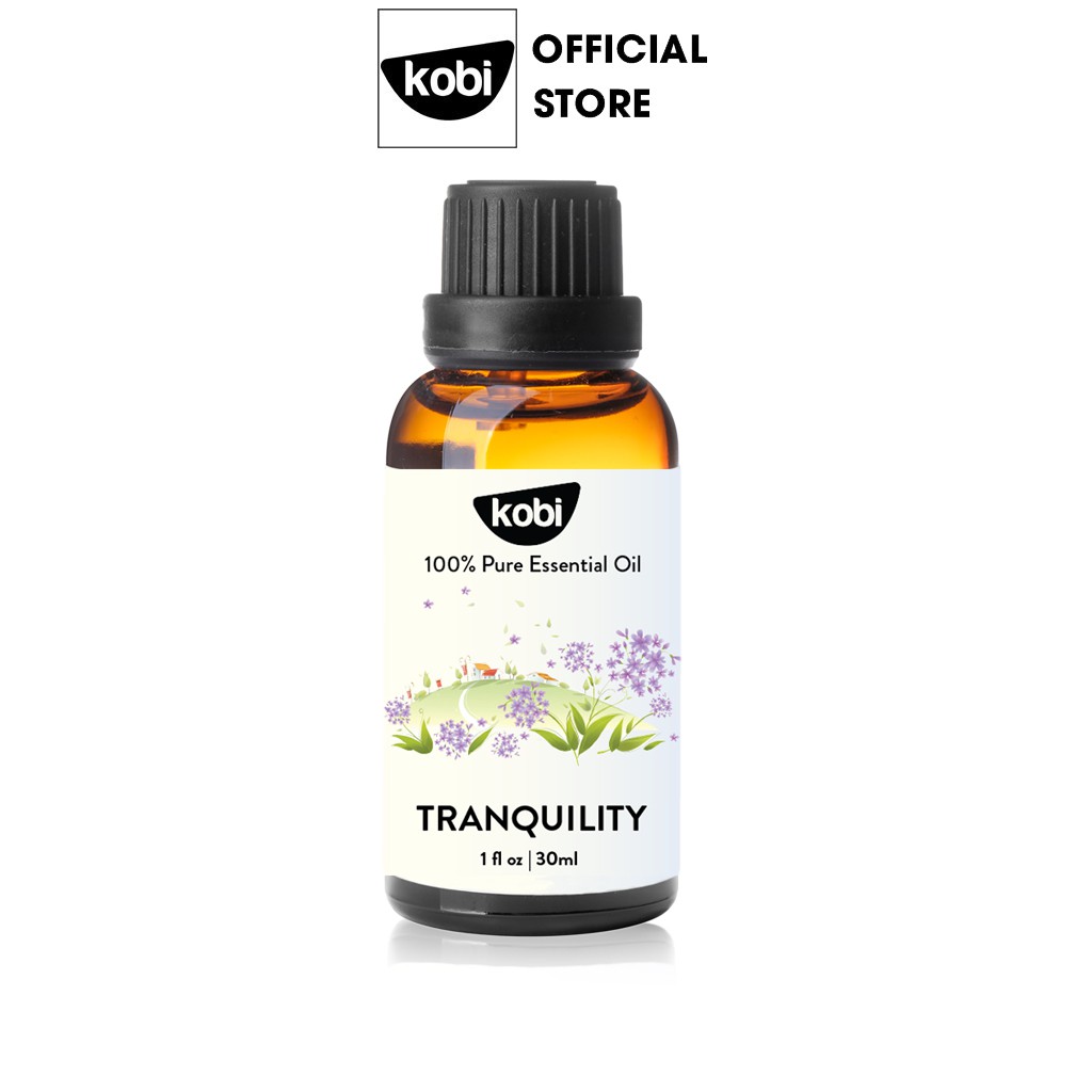 Tinh dầu Kobi Tranquility essential oil blend mang lại cảm giác yên bình, thanh thản -30ml