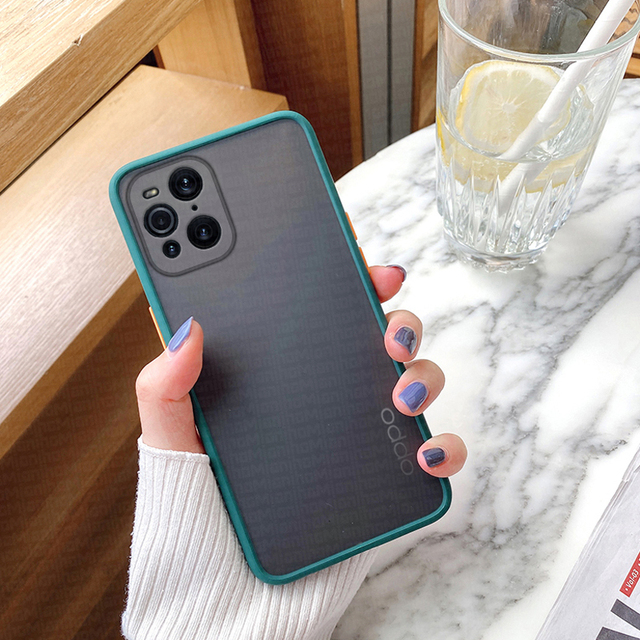 Ốp điện thoại nhám chống sốc cho OPPO Find X3 Pro