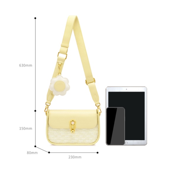 Túi đeo chéo flower spring - móc khóa hoa