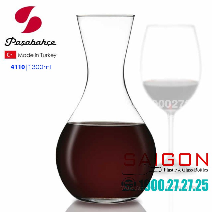 Bình Thủy Tinh Decanter Pengo Superior 1300ml | Thủy Tinh Nhập Khẩu Thổ Nhĩ Kỳ