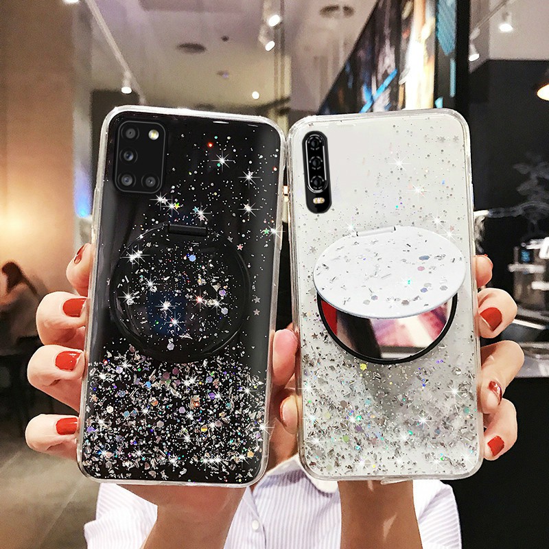 Cho Samsung A54 A34 A24 A14 5G A04 A04s M54 M53 M33 M23 M52 M22 Ốp Điện Thoại Lấp Lánh Thời Trang