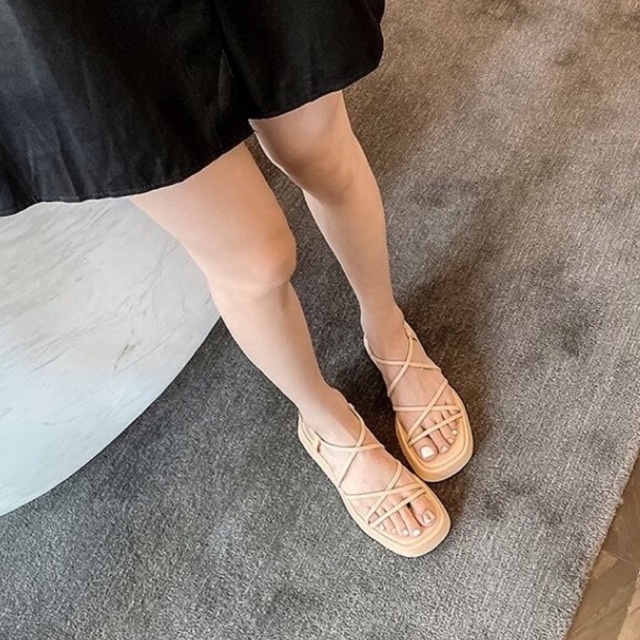 Sandal Đế Xuồng Dây Mảnh