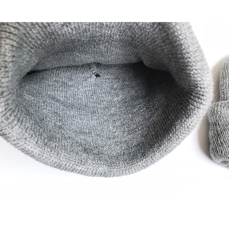 Nón trùm đầu dệt kim giữ ấm cho bé