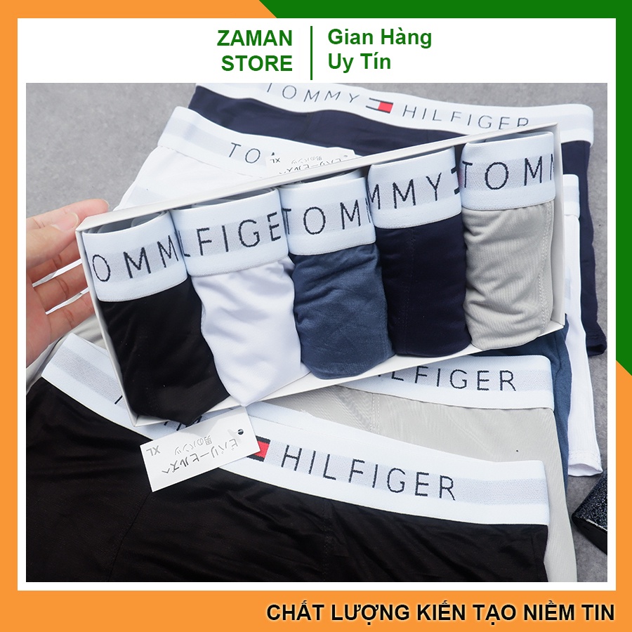 Quần Lót Nam Boxer Cotton Co dãn 4 chiều, Quần Sịp Nam Đùi Cao Cấp - Zaman