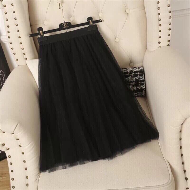 Chân váy von công chúa hai tầng_3 màu