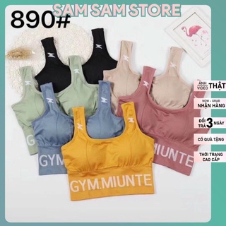 Áo ngực nữ. áo bra tập gym thể thao có mút nâng ngực tháo rời được