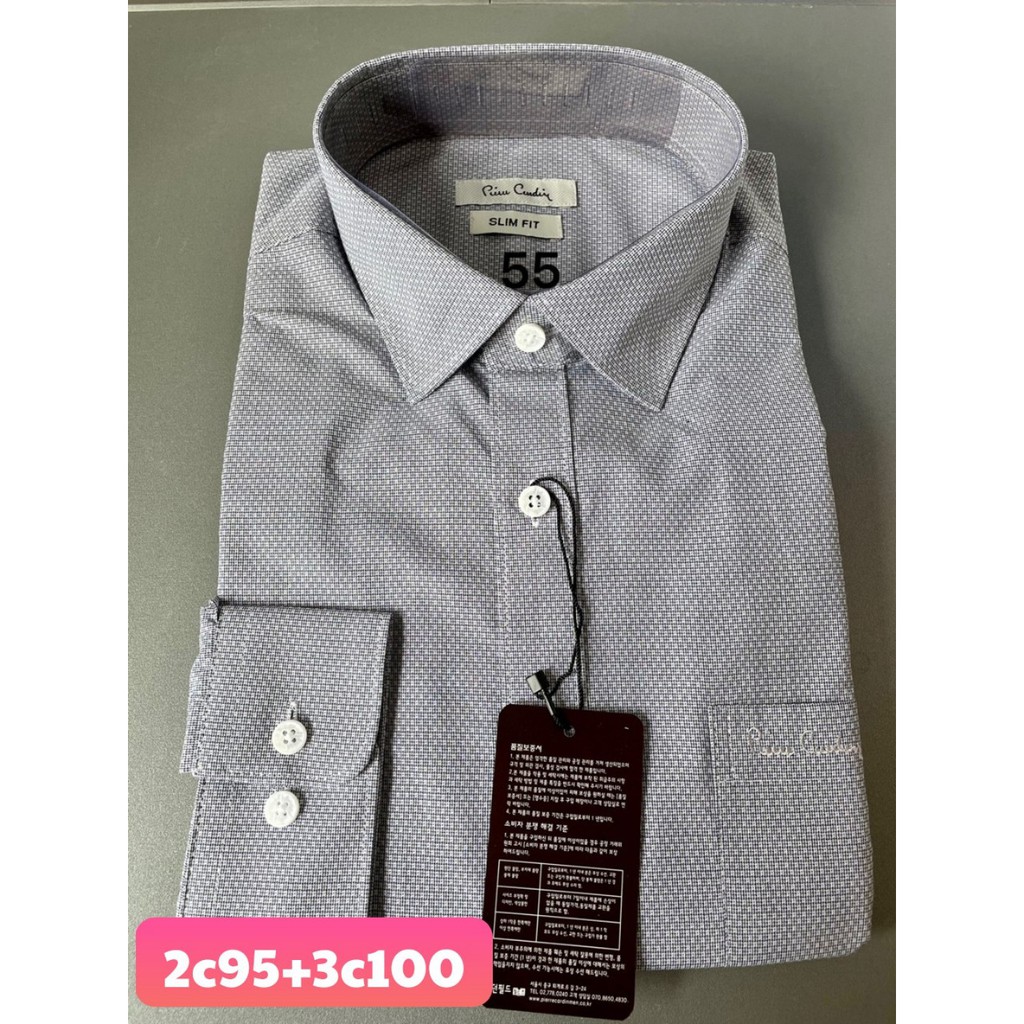 [có sẵn] Áo sơ mi nam Pierre Cardin Hàn Quốc  dài tay, kèm hình chụp thật | BigBuy360 - bigbuy360.vn