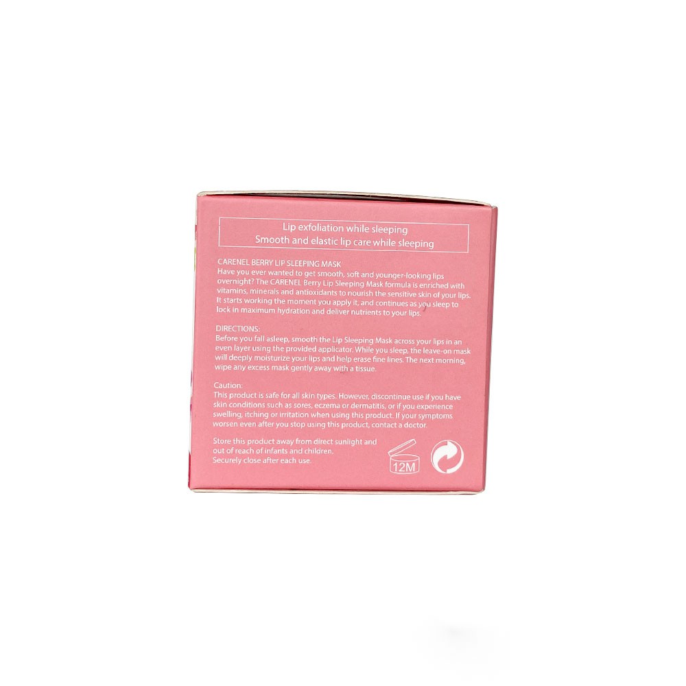 Mặt Nạ Ngủ Môi Carenel Care:nel hương dâu Berry Lip Night Mask 5g và 23g | BigBuy360 - bigbuy360.vn
