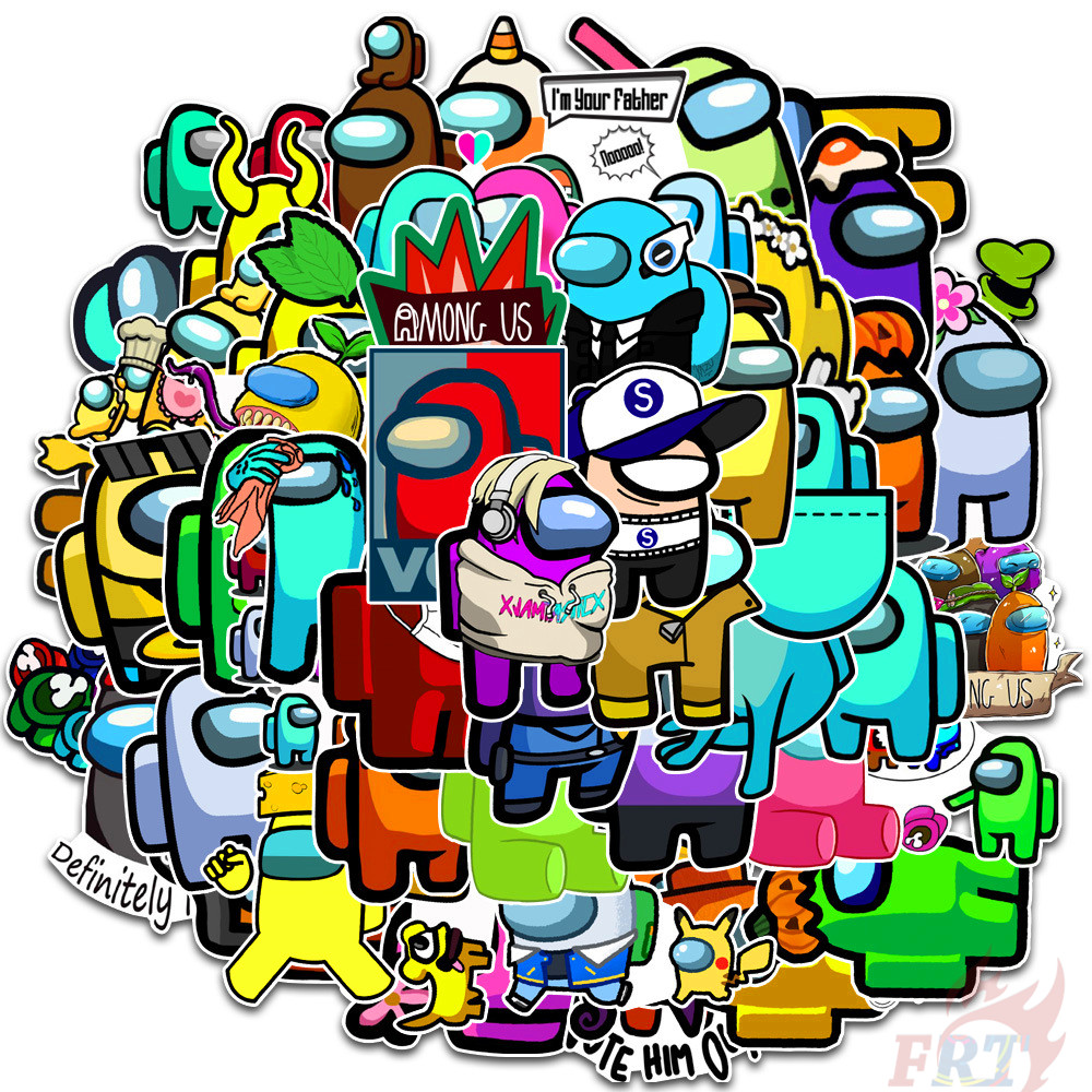 100Pcs/Set ❉ Among Us - Series C Innersloth Games Stickers ❉ Waterproof DIY Fashion Decals Doodle Stickers