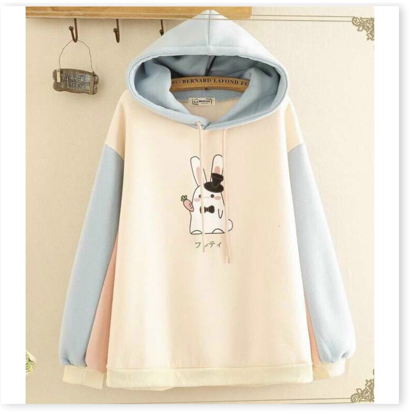 ÁO HOODIES NỮ HỌA TIẾT XINH XẮN MÀU SẮC TƯƠI MÁT FROM TO Y HÌNH LANA FASHION