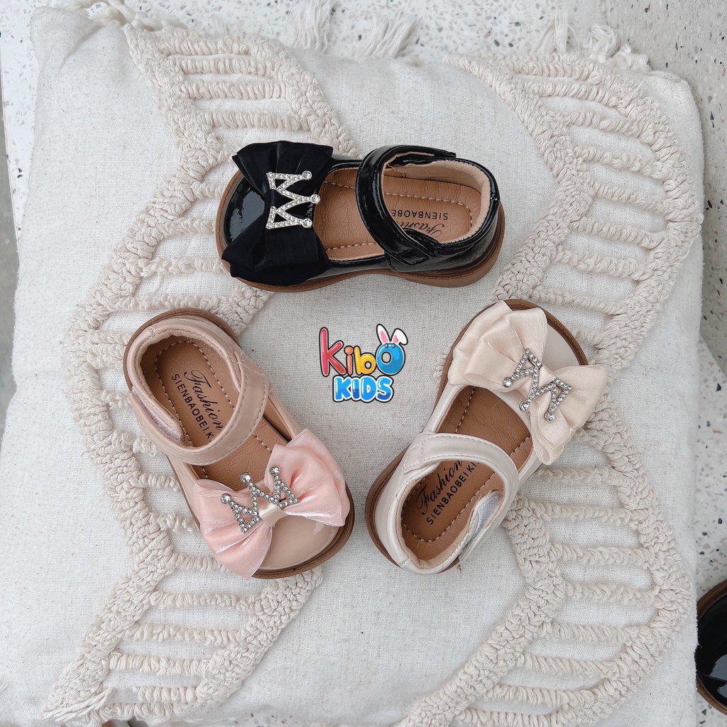 Giày Bé Gái - Giày búp bê da mềm phong cách Vintage BB4661 (có ảnh thật)