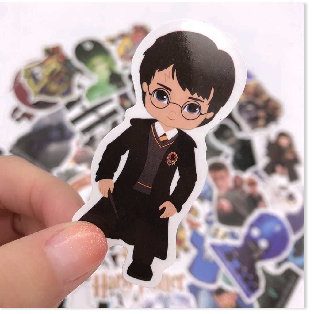 Set 50 hình dán graffiti họa tiết phim Harry Potter chống thấm nước