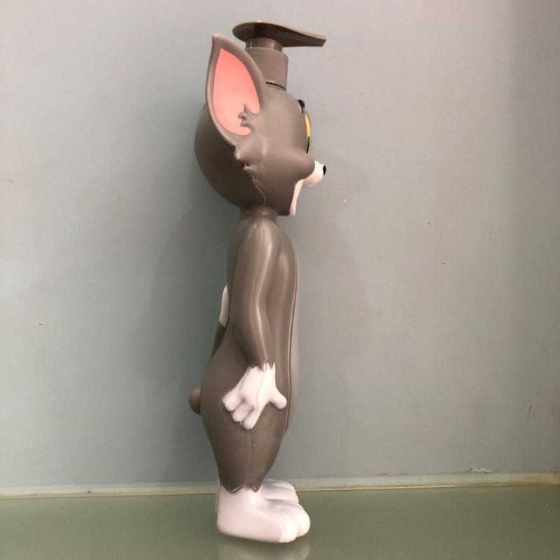 Bình Đựng Xà Phòng Rửa Tay Hình Tom & Jerry Hình Vuông Có Thể Tái Sử Dụng