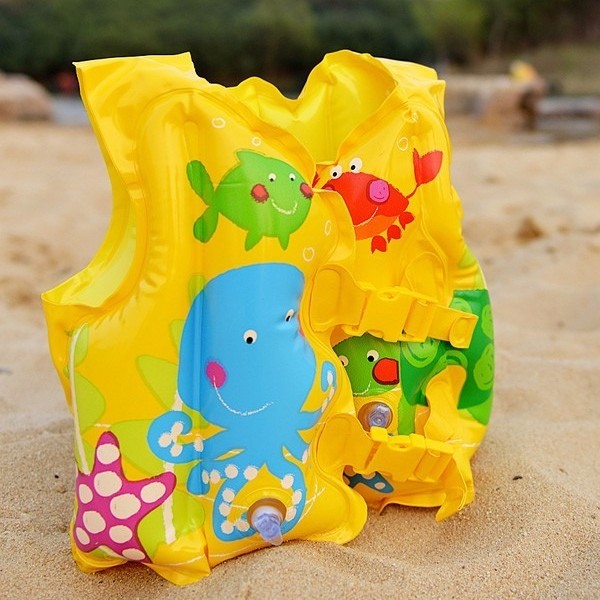 Áo phao bơi cá cho bé từ 2-3 tuổi,chất liệu dày, bền, không bị phai màu,an toàn cho bé khi đi bơi  INTEX 59661