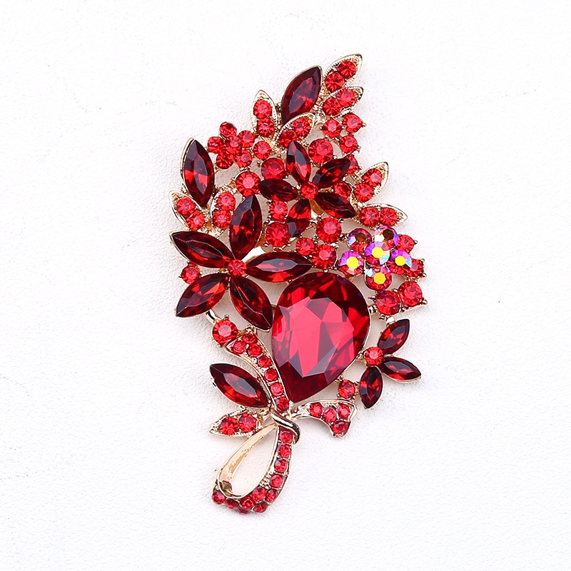 Trâm Cài Áo Hình Con Tê Giác Lớn Đính Đá Sang Trọng Cho Nữ