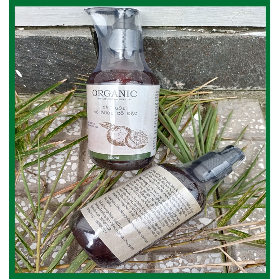 Dầu gội vỏ bưởi cô đặc 300ml,sạch gàu,kích mọc tóc,ngăn rụng tóc
