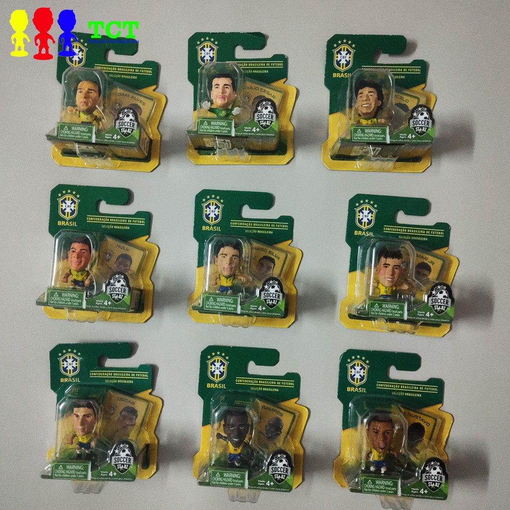 Mô hình tượng cầu thủ Soccerstarz đội tuyển Brazil ( Hàng UK - Fullbox)