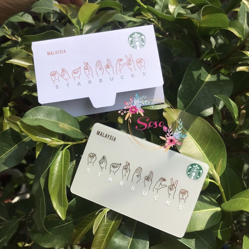 THẺ STARBUCKS MALAYSIA CỬA HÀNG SỬ DỤNG NGÔN NGỮ KÝ HIỆU 2019
