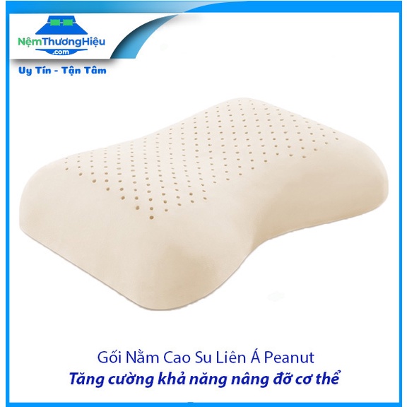 Gối Nằm Cao Su Liên Á Peanut - 100% Chính Hãng Giá Tốt Nhất