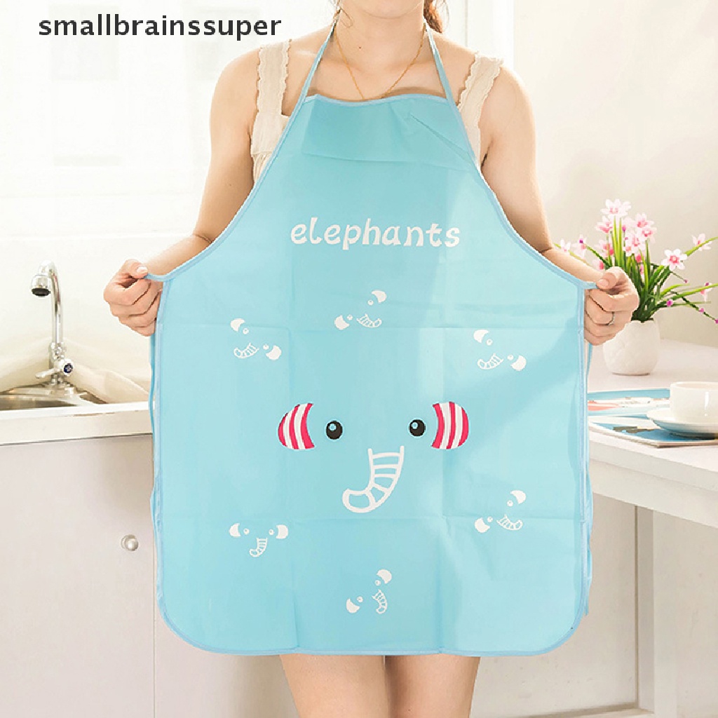 Tạp Dề Chống Thấm Nước In Họa Tiết Hoạt Hình Dễ Thương Dành Cho Nữ