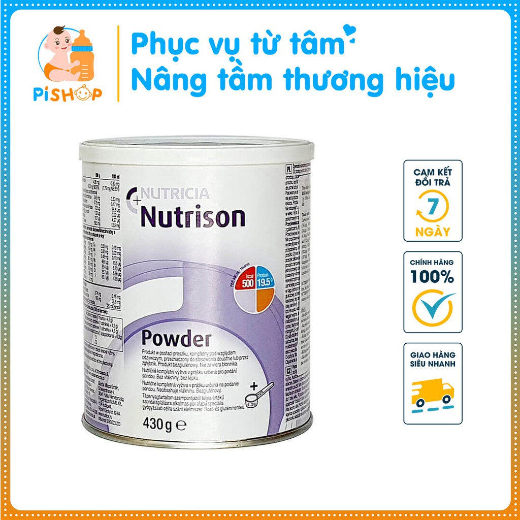 SỮADINH DƯỠNG CAO CHO NGƯỜI GẦY ỐM - Sữa Nutrison Powder 430g