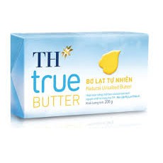 [Mã 77FMCGSALE1 giảm 10% đơn 250K] Bơ Lạt Tự Nhiên TH True Milk 200 gram
