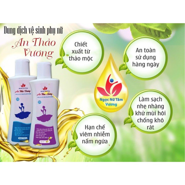 Dung dịch vệ sinh Collagen 🔸HÀNG CAO CẤP🔸 vệ sinh phụ nữ An Thảo Vương