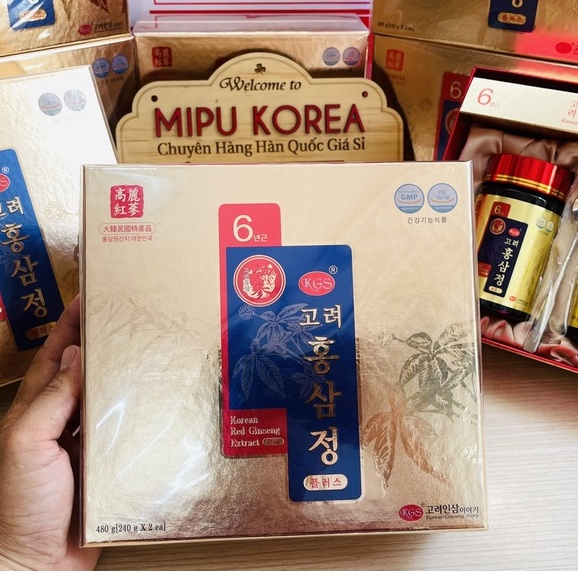 Cao Hồng Sâm KGS Plus Hàn Quốc Hôp 2 lọ x 240gr