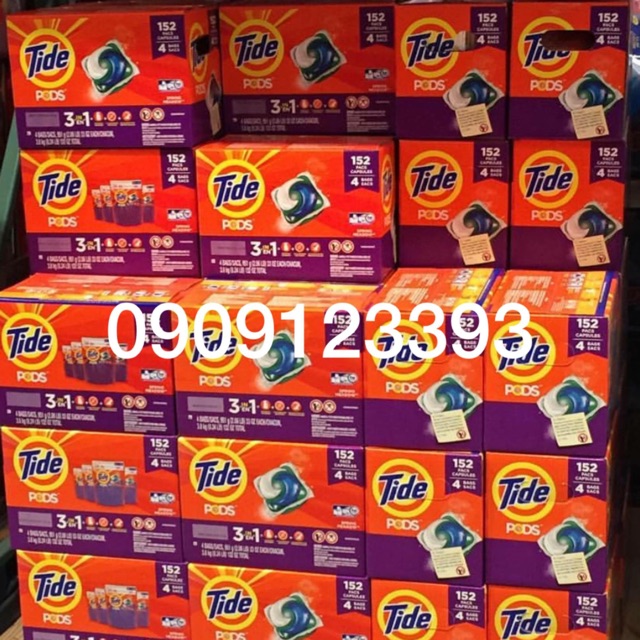 Viên giặt Tide Pods Mĩ