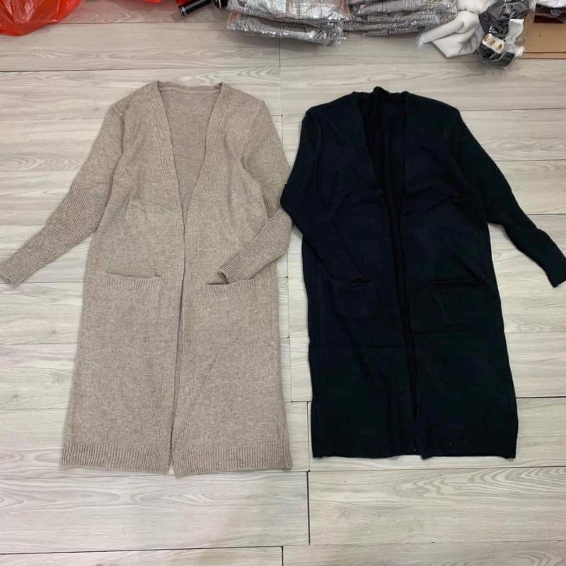 Áo khoác vest len dạ tweed dáng dài siêu đẹp