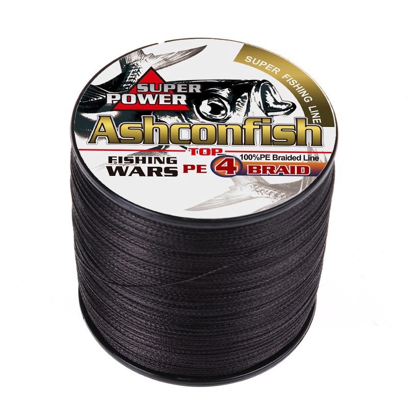 Cuộn Dây Câu Bện 4 Sợi 500M Bằng X4 PE Siêu Bền Siêu Chắc ĐỦ SIZE Màu đỏ đen