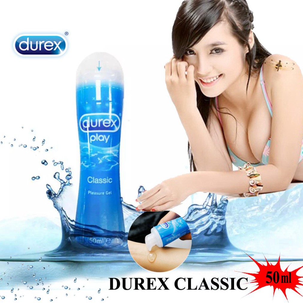 [BÁN CHẠY] Combo 2 Gel Durex Classic(50l) - Gel Bôi Trơn Giúp Tăng Độ Ẩm Cho Âm Đạo, Kéo Dài Thời Gian (Tặng Bcs 6BI)