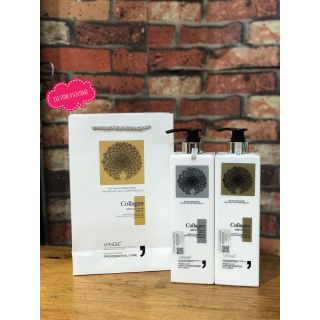 ⚡CHÍNH HÃNG ⚡Dầu cặp gội xả VINGE COLLAGEN