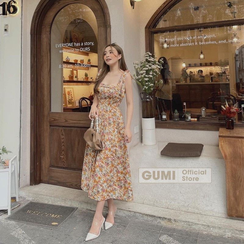 Đầm maxi dài 2 dây đi biển có mút ngực cao cấp - Váy maxi bông 2 dây  đi biển xinh đẹp GM2009 | BigBuy360 - bigbuy360.vn