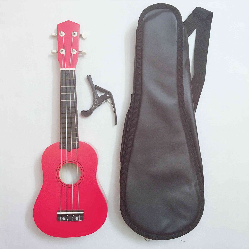 Đàn Ukulele Soprano size 21 Woim 35A15 tặng kèm capo nâng tông và bao da cao cấp - HÀNG CÓ SẴN