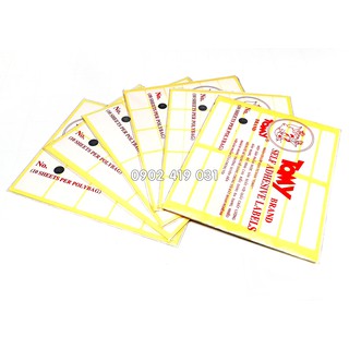 Tem Nhãn Dán Giấy Decal Tomy ( Khách Chọn size )