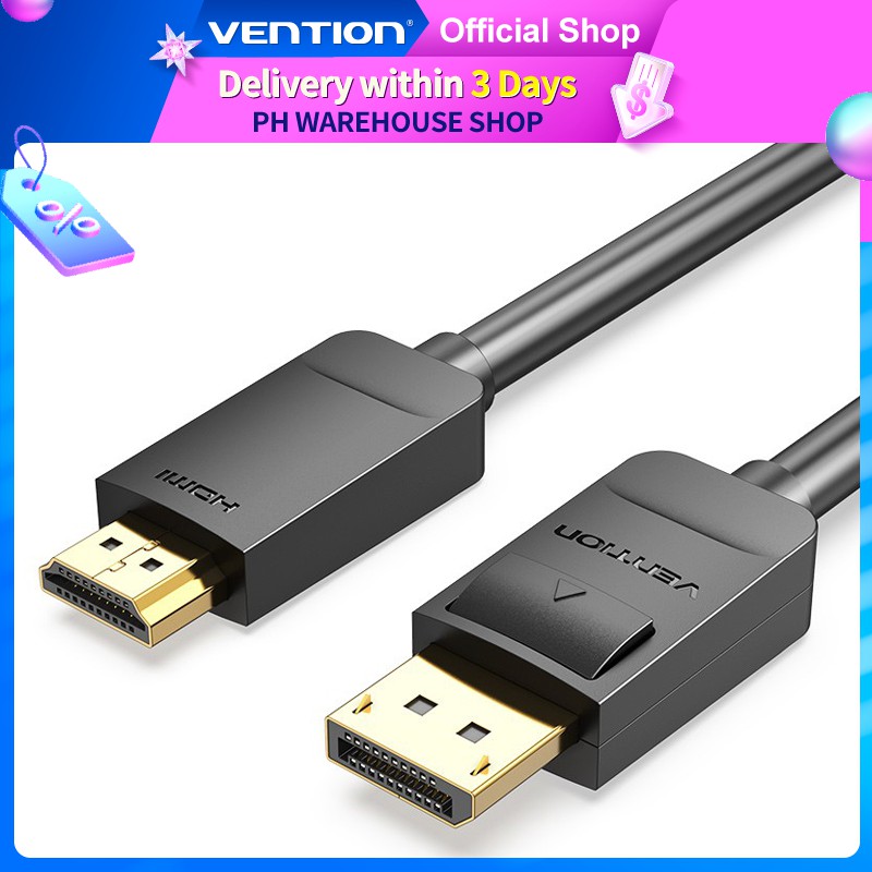 Vention Cáp Chuyển Đổi dp Sang hdmi 1080p 60hz Cho pc laptop tv