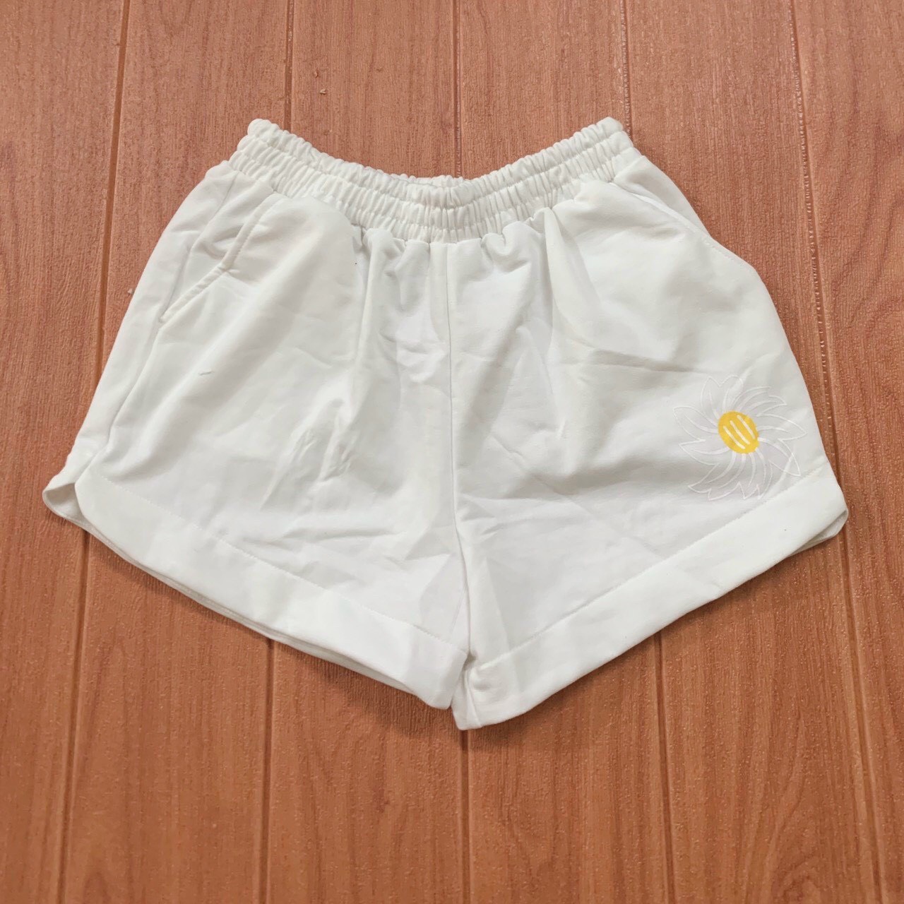 Quần Short nữ thể thao thun da cá năng động IN HOA Freesize dưới 55kg Molly Fashion