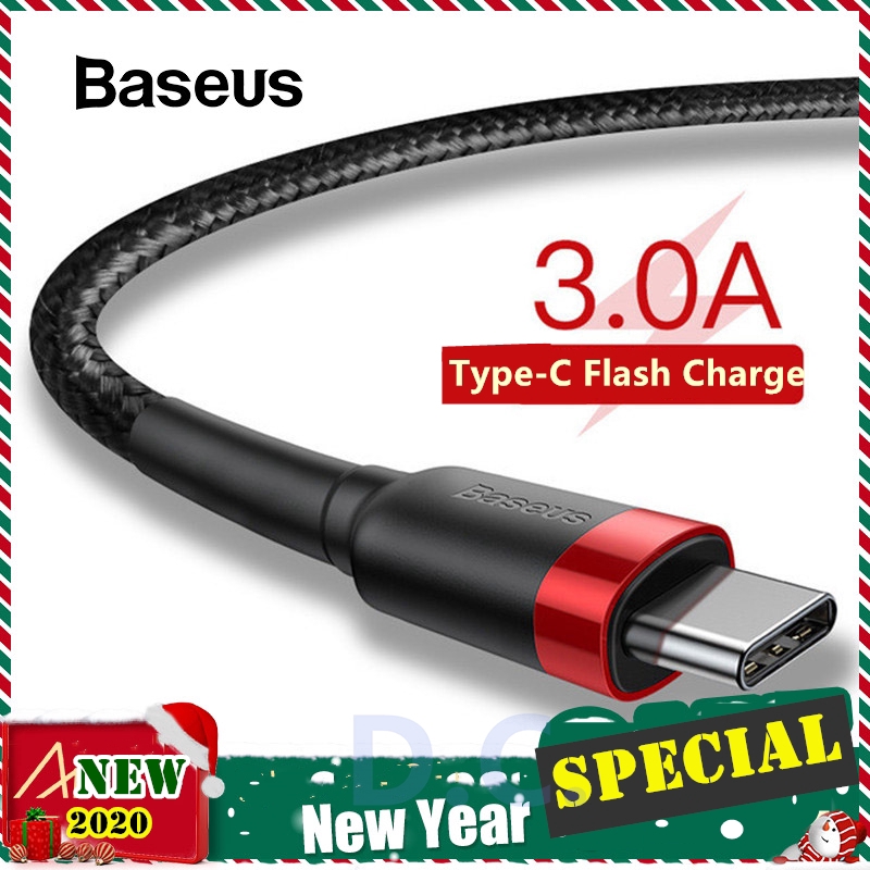 [Baseus] Android Type-C USB Data Cable Fast Charge High-speed Nylon huawei cable