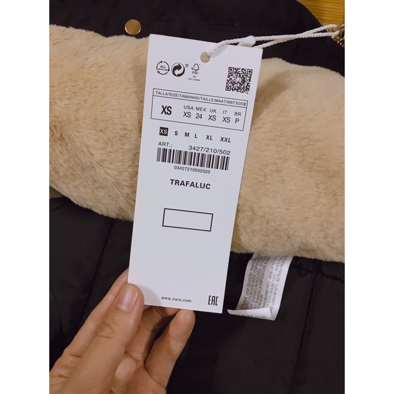 Áo khoác Parka Zara | BigBuy360 - bigbuy360.vn