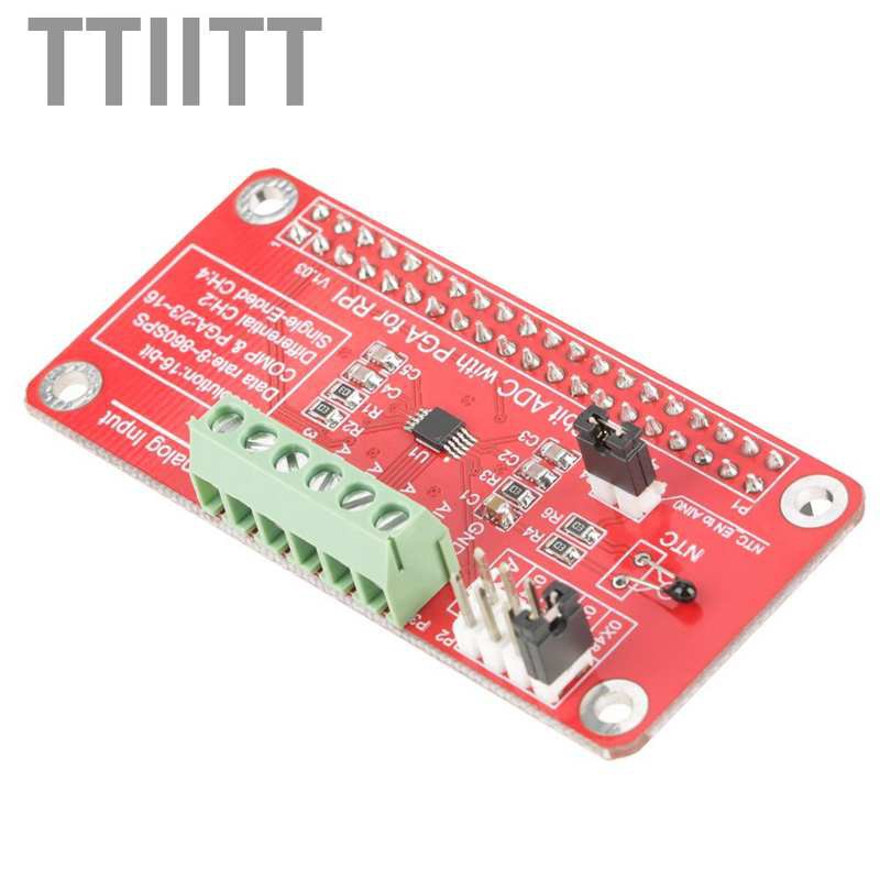 Module Chuyển Đổi Kỹ Thuật Số Ttl 16-bit Ads1115 Adc Analog Sang Digital Cho Raspberry Pi 3 / 2 / B + Ht