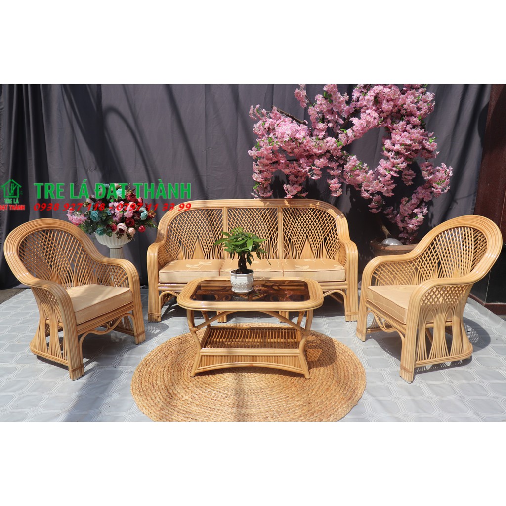 BỘ BÀN GHẾ MÂY PHÒNG KHÁCH