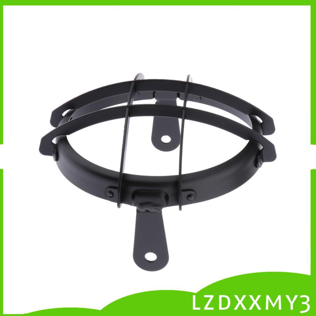 Mặt Nạ Lưới Hình Vuông Bằng Kim Loại 5.75inch Bảo Vệ Đèn Pha Xe Mô Tô Lzdxxmy3