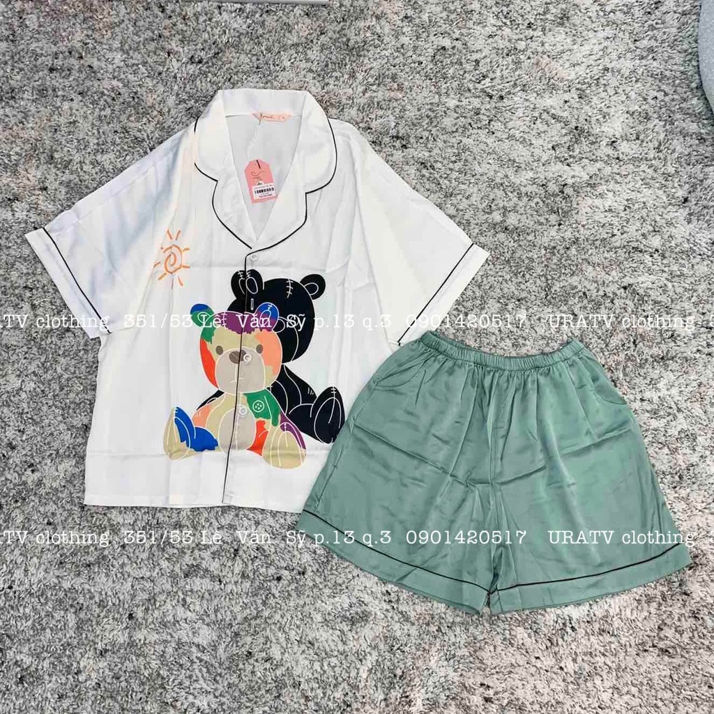 Set pijama đùi bear