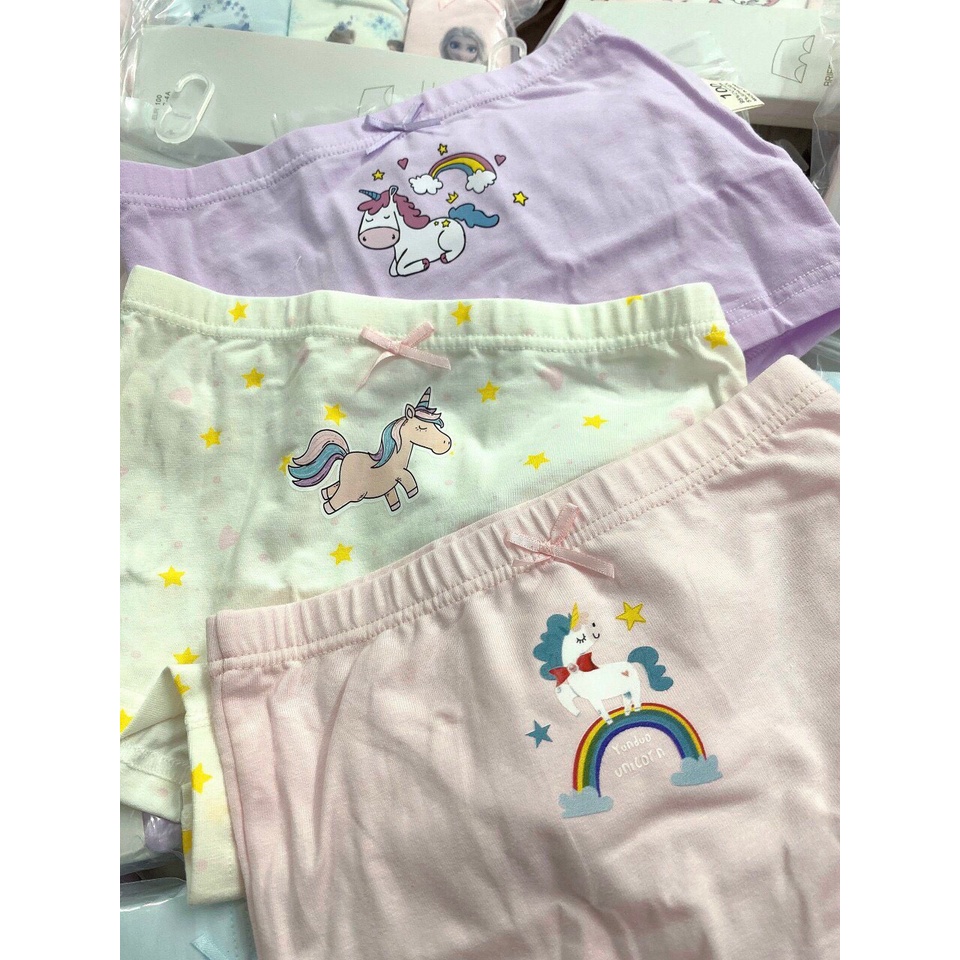 Set 3 quần Chip TeenGo cực đẹp cho bé gái từ 9-32kg, chất liệu cotton co giãn 4 chiều thoải mái cho bé khi mặc