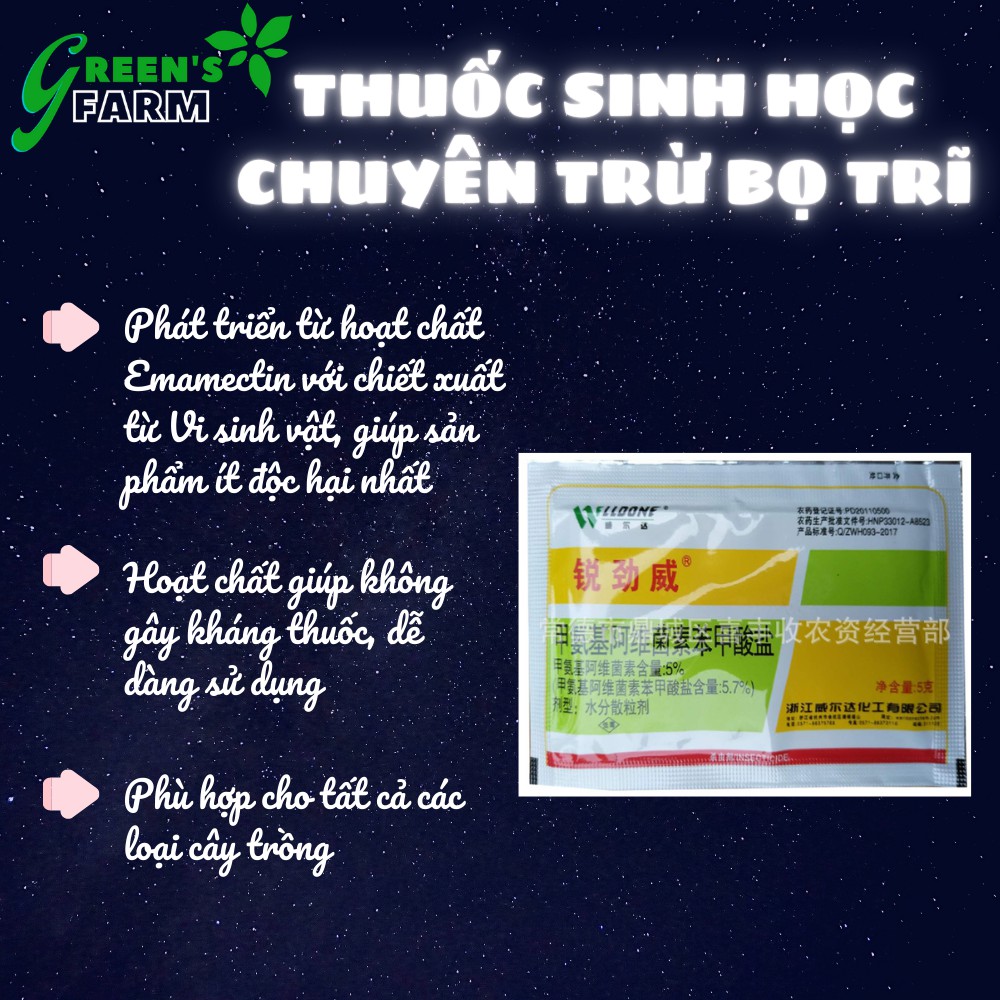 Thuốc sinh học phòng trừ Bọ Trĩ, Nhện, Rệp Vẩy, Sâu Đục Thân, làm bã mồi kiến, gián, chuột WELLDONE – Nội Địa Trung Quốc