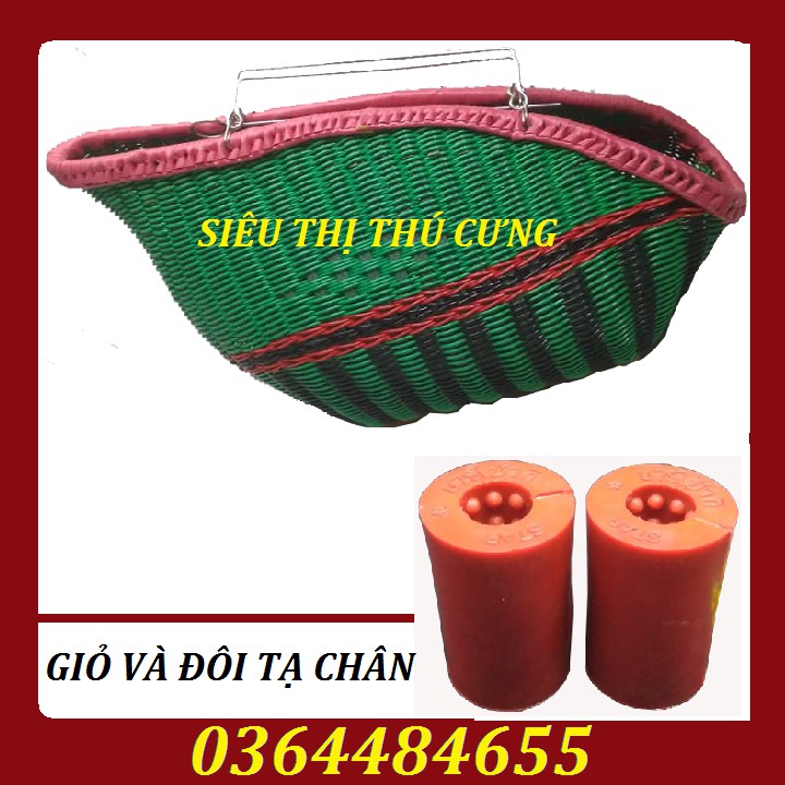 GIỎ VẬN CHUYỂN GÀ- GIỎ XÁCH GÀ QUAI XIÊN INOX TẶNG KÈM ĐÔI TẠ CHÂN
